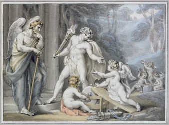 Apollo in der Schmiede des Vulkan